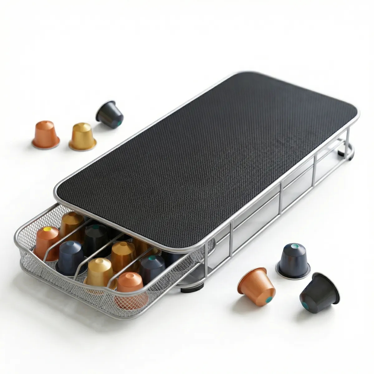 Portacapsulas Nespresso Gris