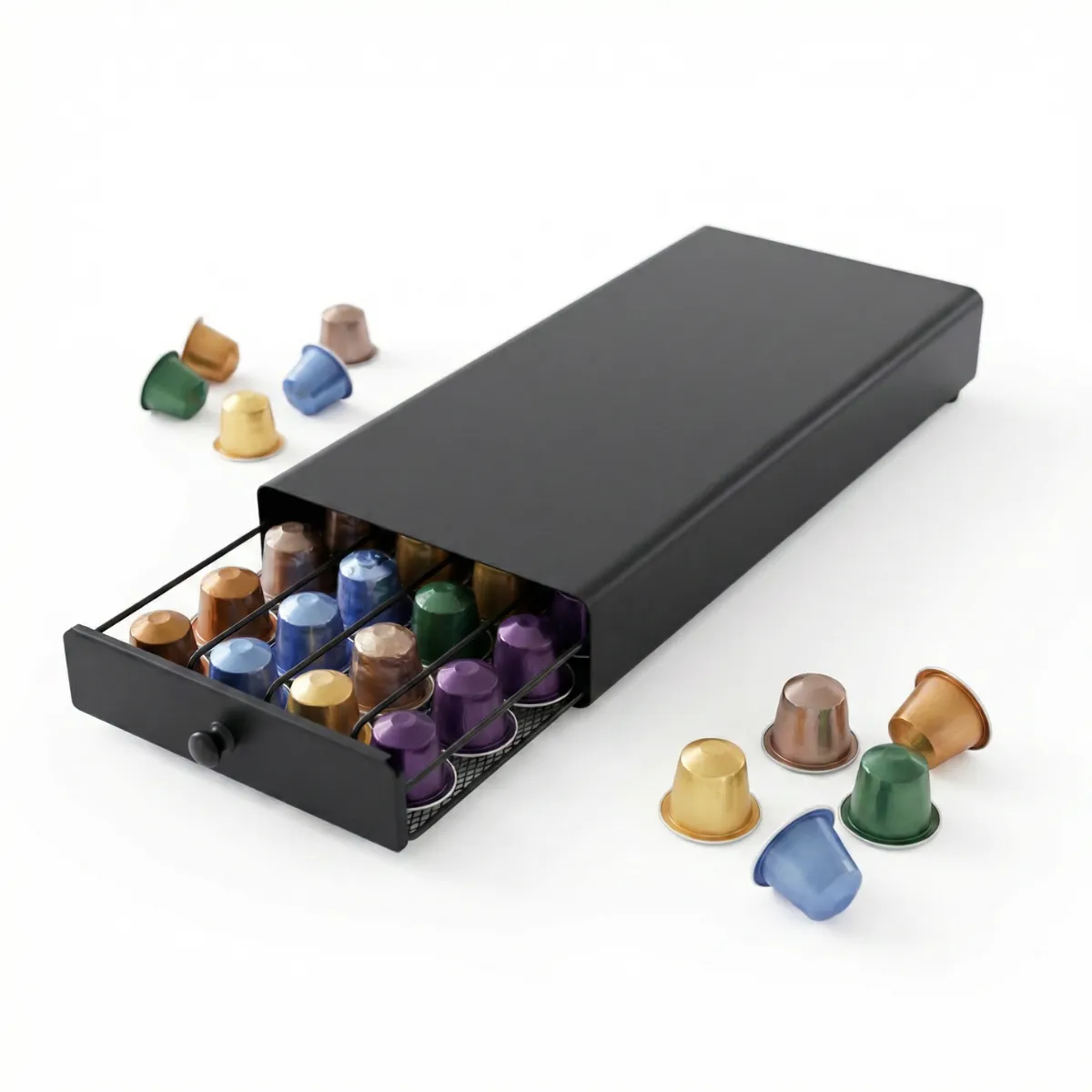 Portacapsulas Nespresso Negro