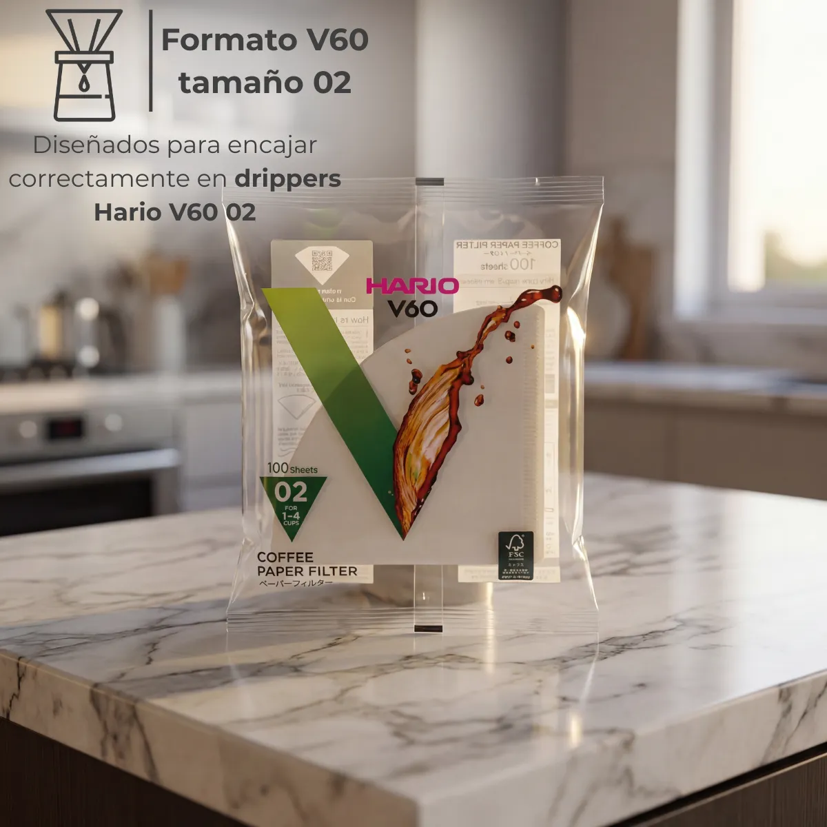Filtro Hario V02 2