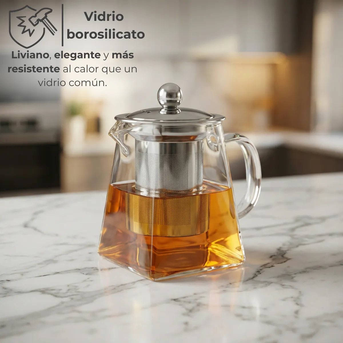 Tetera Cuadrada con Infusor 2