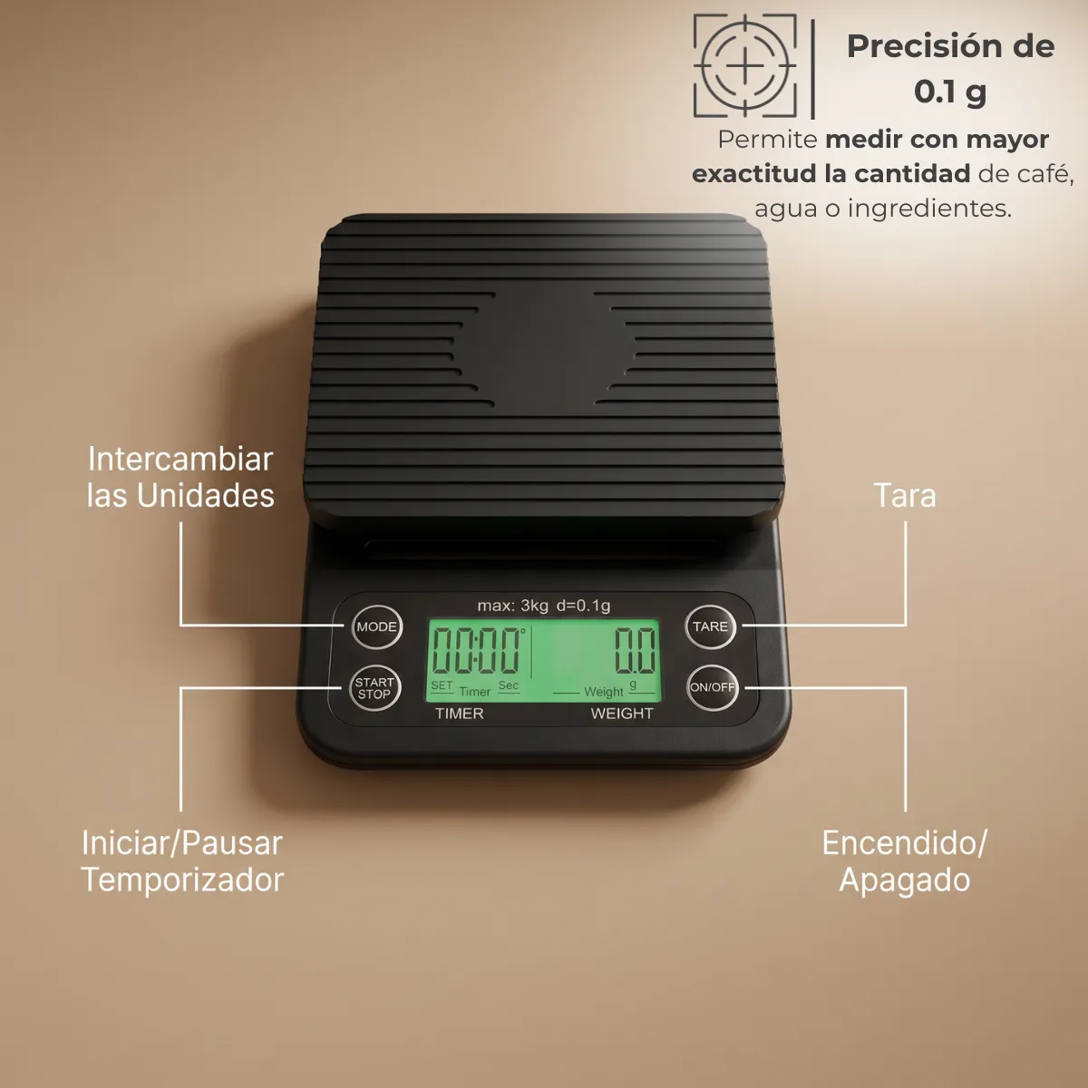Balanza para Barista 3