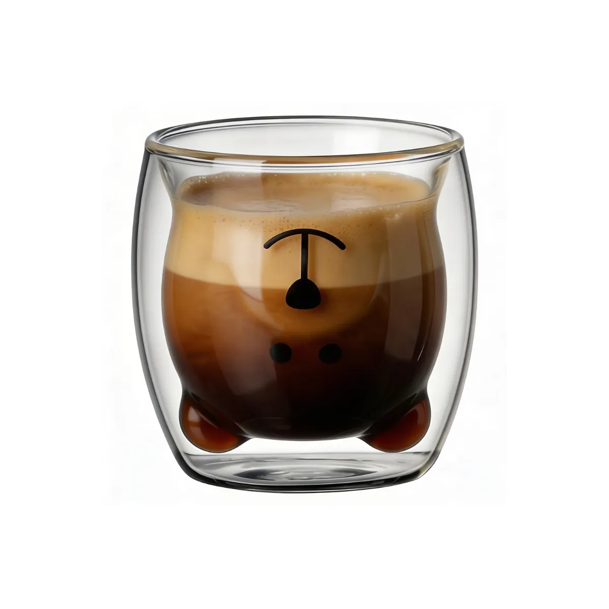 Vaso de Oso Doble Vidrio