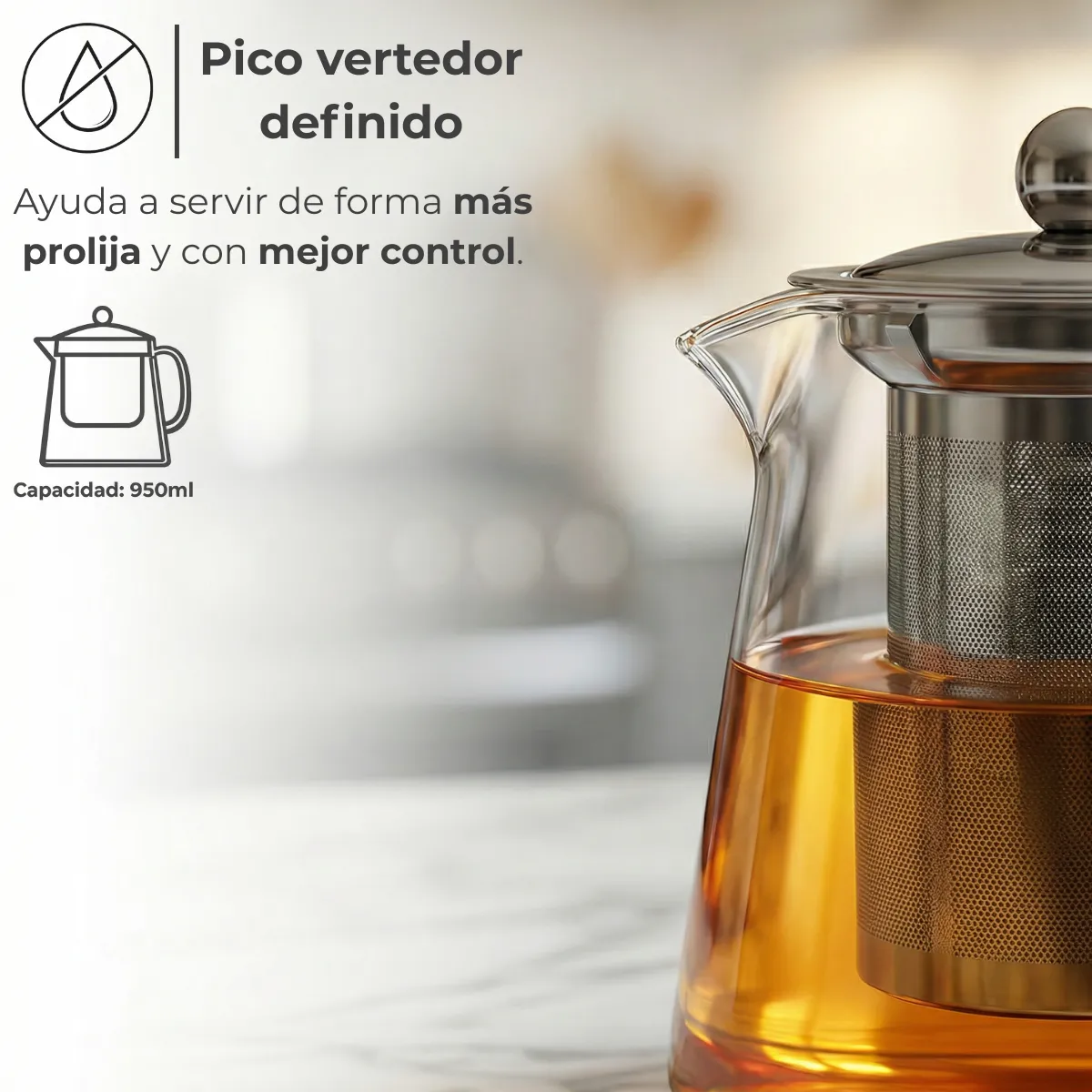 Tetera Redonda con Infusor 4