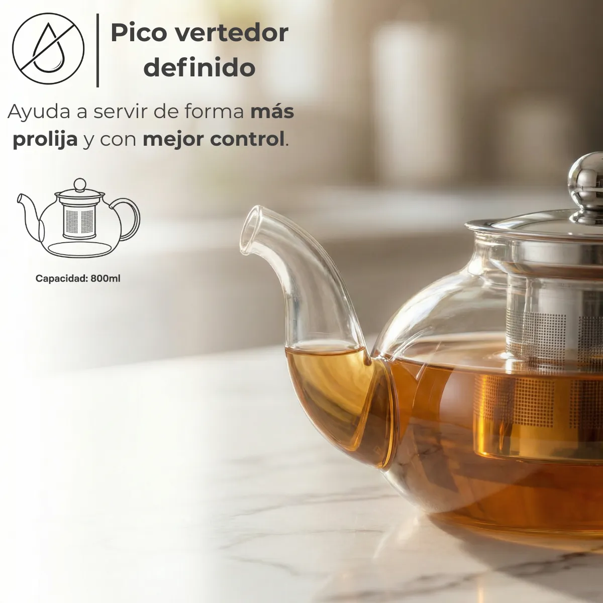 Tetera Tradicional con Infusor 4