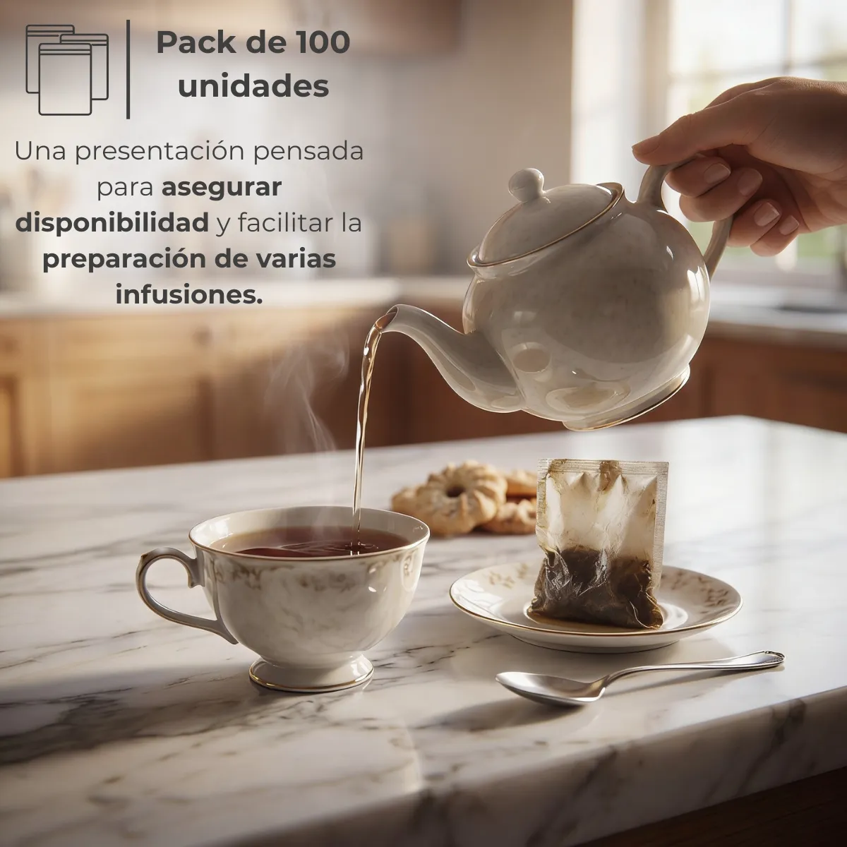 Saquito de té termosellable 4