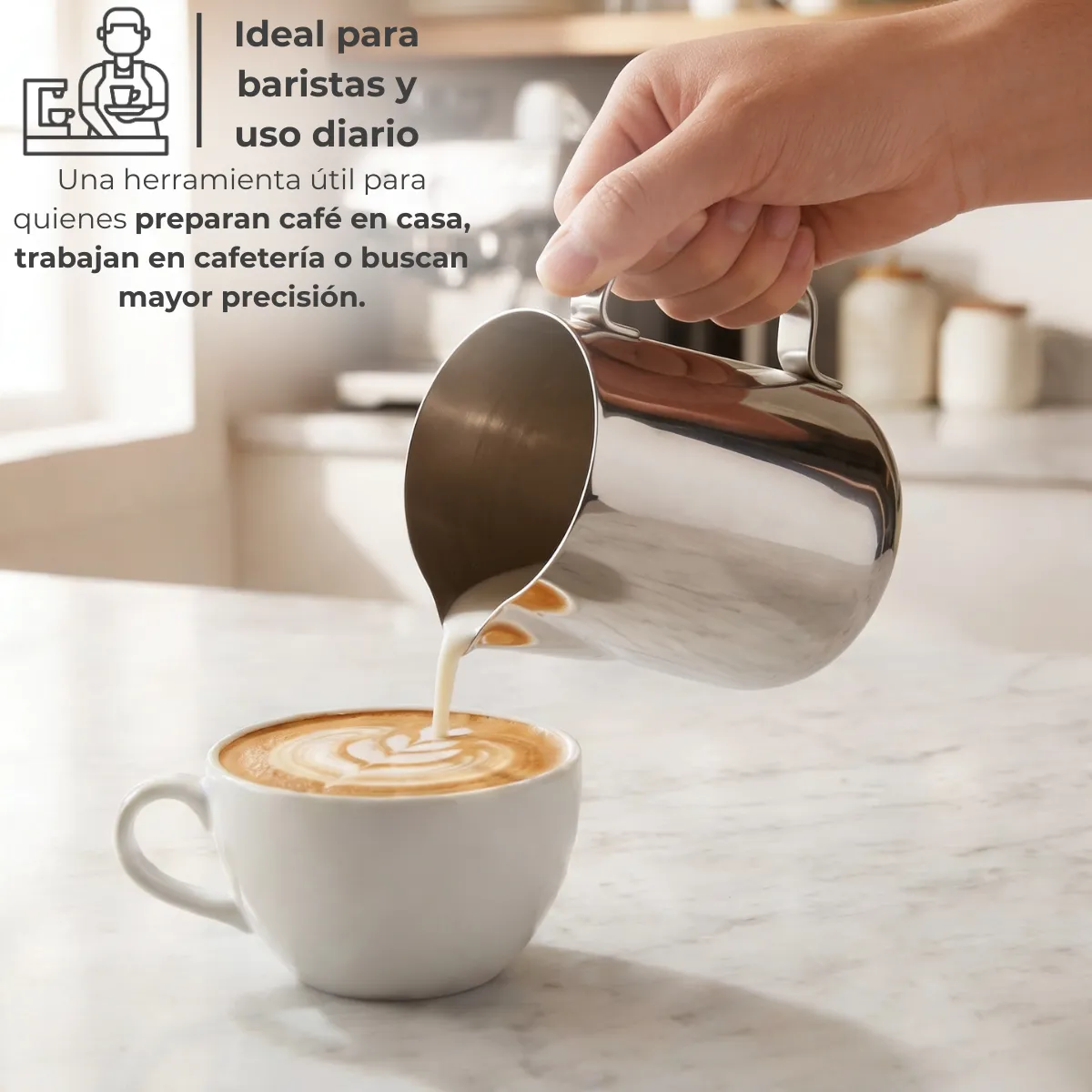Jarra Lechera Pitcher para Barista 5