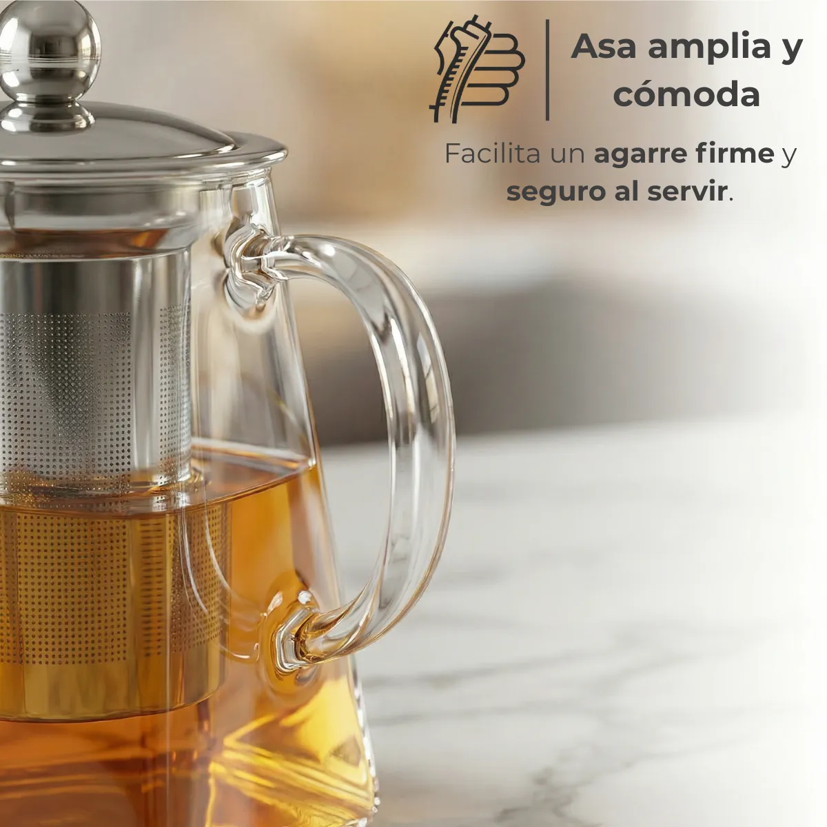 Tetera Cuadrada con Infusor 5