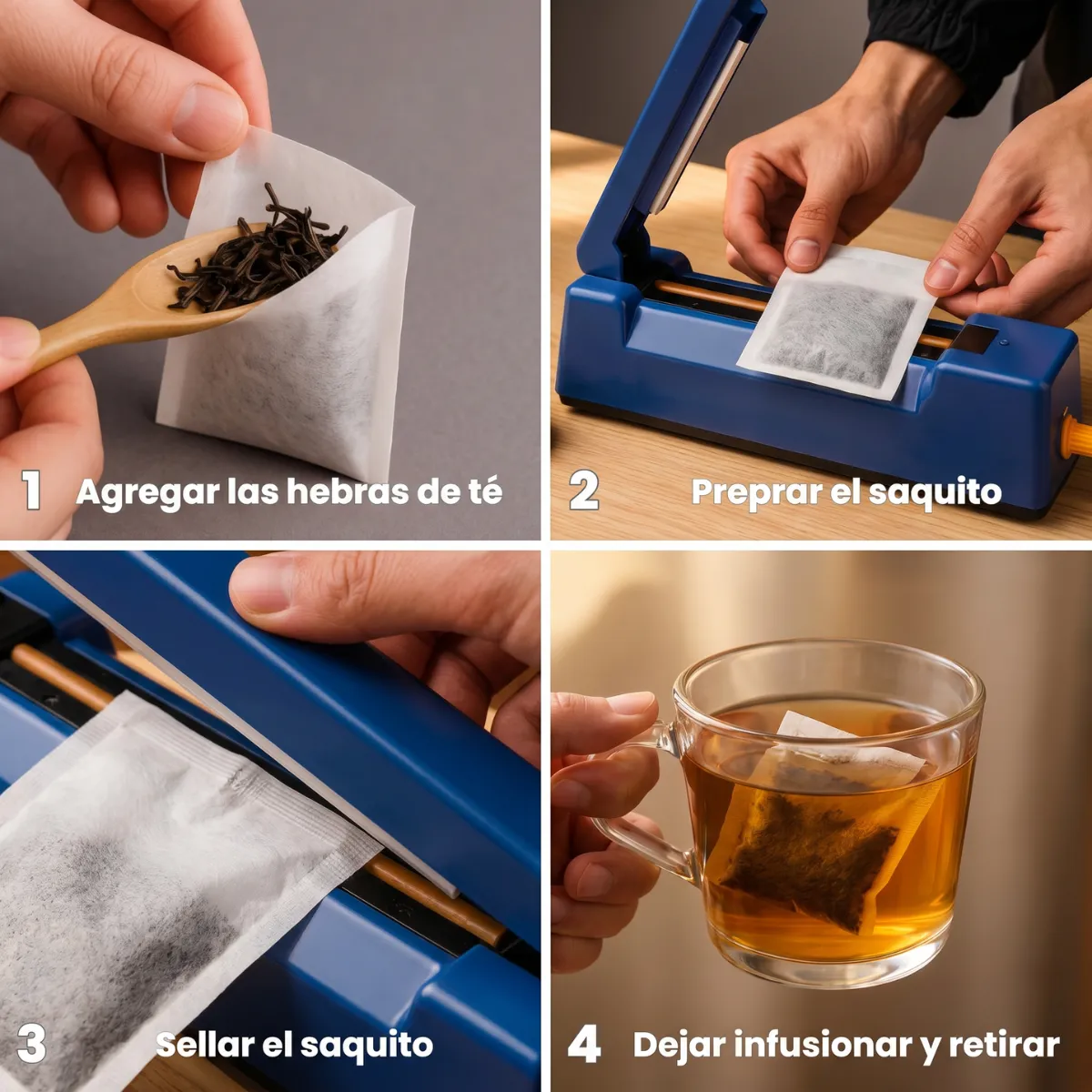 Saquito de té termosellable 5