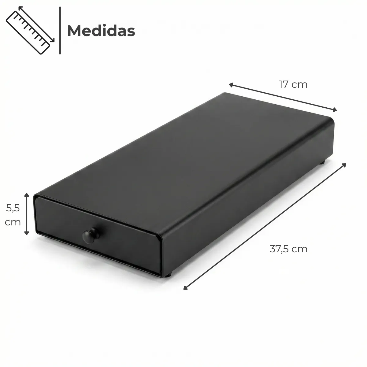 Portacapsulas Nespresso Negro 7