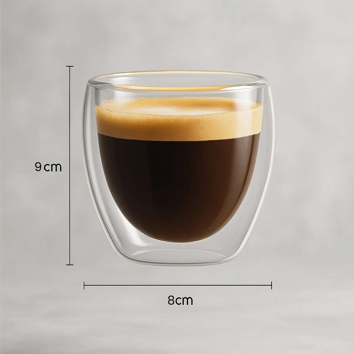Vaso Doble Vidrio 6
