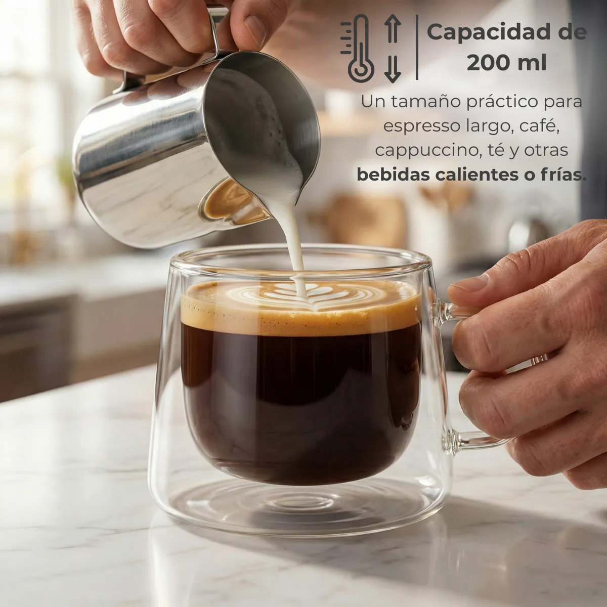 Taza Doble Vidrio 6
